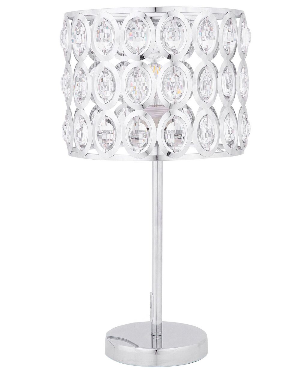 Table Lamp TENNA Crystal Silver