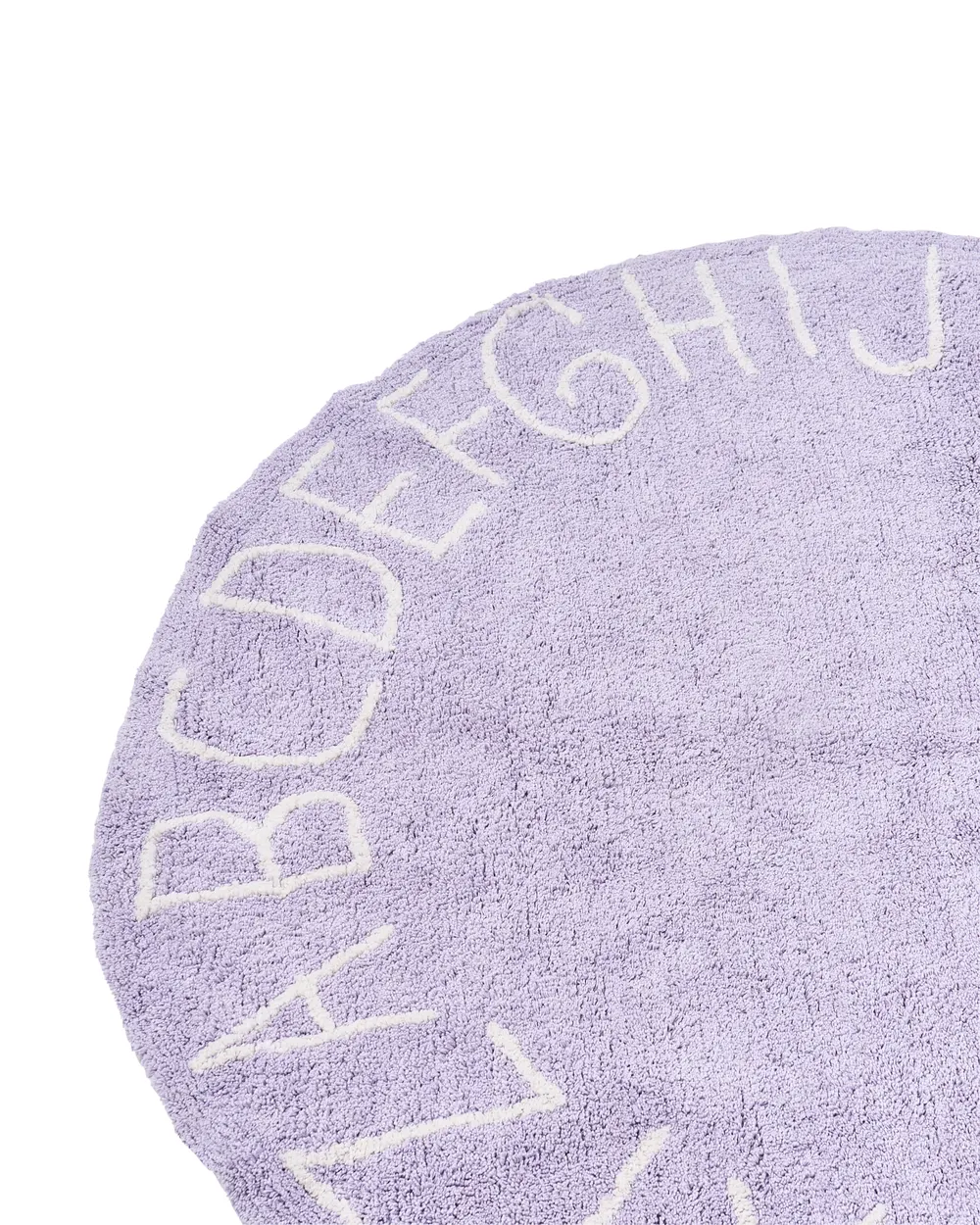 Kids Rug VURGUN Light Violet ø 120 cm Cotton_1061115