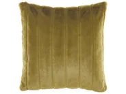 Dekokissen 2er Set PUMILA 45 x 45 cm Webpelz Olivgrün Streifenmuster_822107