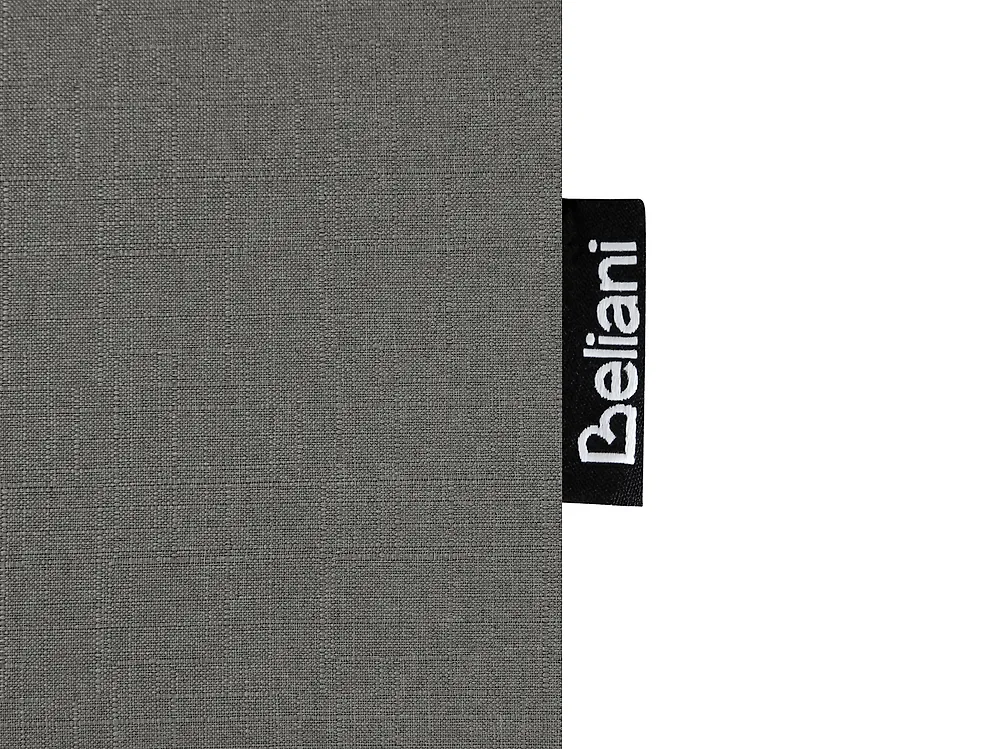 Ottoman Bed without Headboard DINAN Fabric Dark Grey 120 x 200 cm (EU Small Double)_1193838