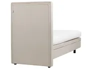 Adjustable Bed Fabric DUKE II 80 x 200 cm (EU Small Single) Light Beige_910503