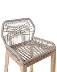Garten-Barhocker 2er Set TALAMONE Akazienholz Beige_932197