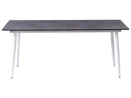 Gartentisch TOLENTINO 180 cm 90 cm Steinoptik Grau_1029876