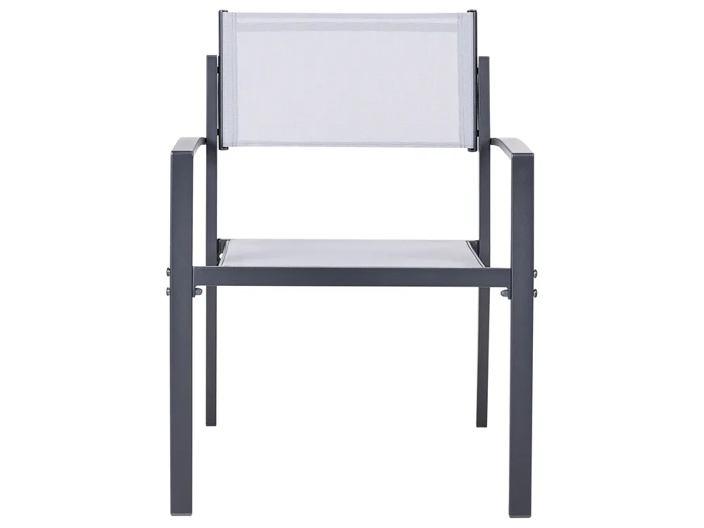 Bistro Set TAVOLETO Metal Grey_1044793