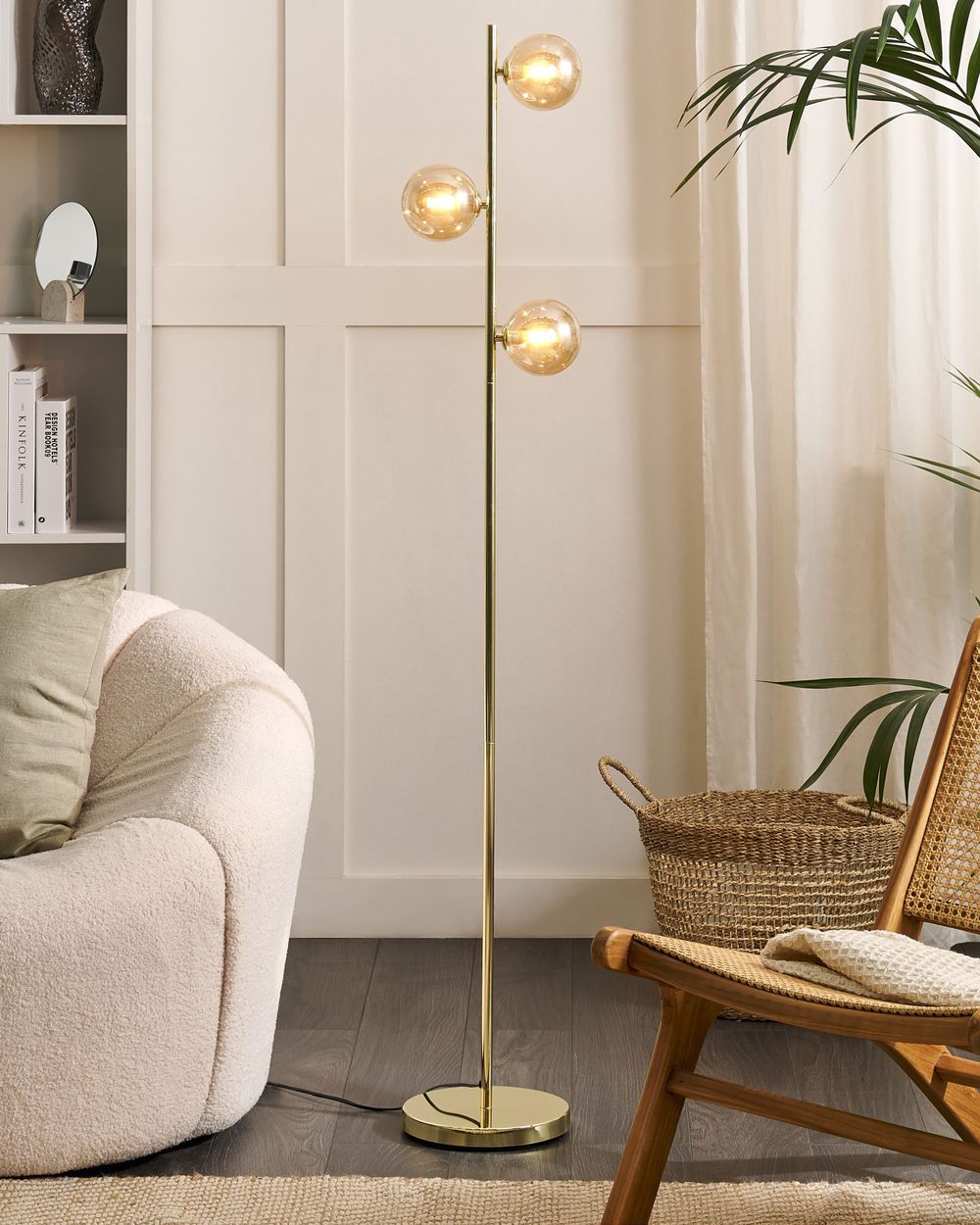 Stehlampe RAMIS Metall Gold