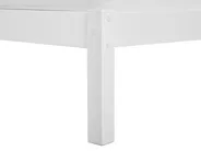 Bed Pine Wood VANNES 140 x 200 cm (EU Double) White_752635