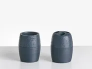 Set de 5 accessoires de salle de bain YARAPA Bleu foncé_996865