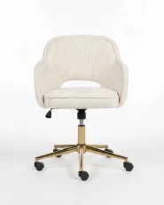 Desk Chair EMBER Chenille Off-White_1166504