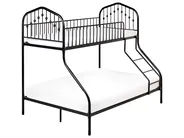Bunk Bed Metal CHAMONIX 90/140 x 200 cm Black_976757