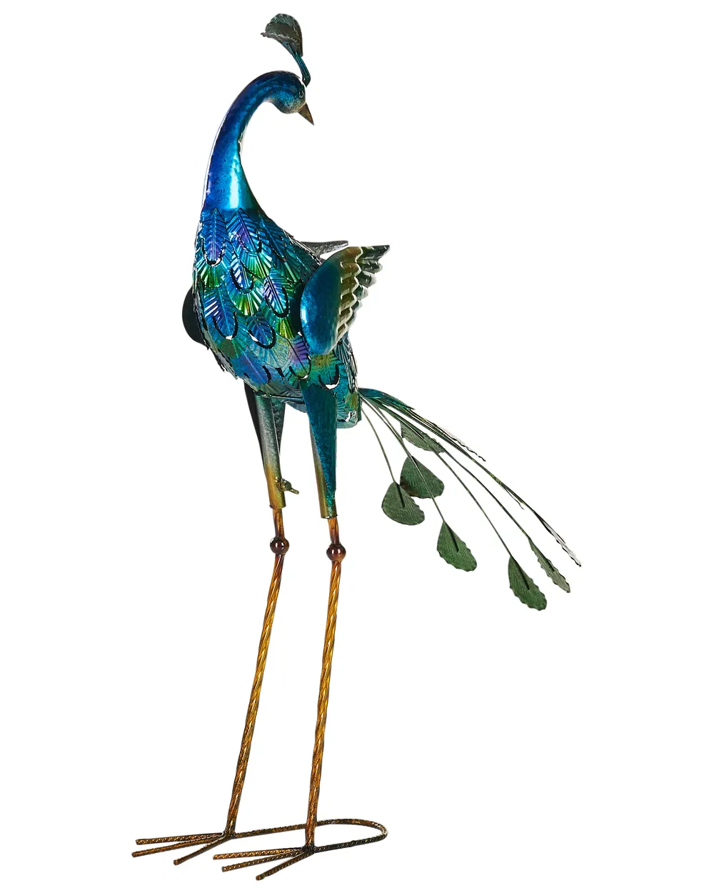 Garden Statue PEACOCK Blue_954913