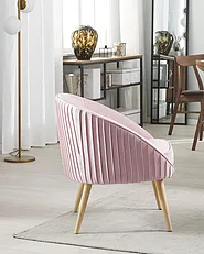 Armchair TROMSO Velvet Pink_1154882
