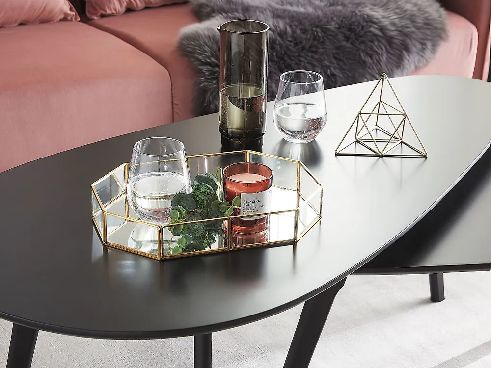 Dekotablett CHABRIS Glas Gold_1183196