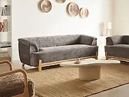 Sofa 3 Seater ALNOR Chenille Brown_1184934
