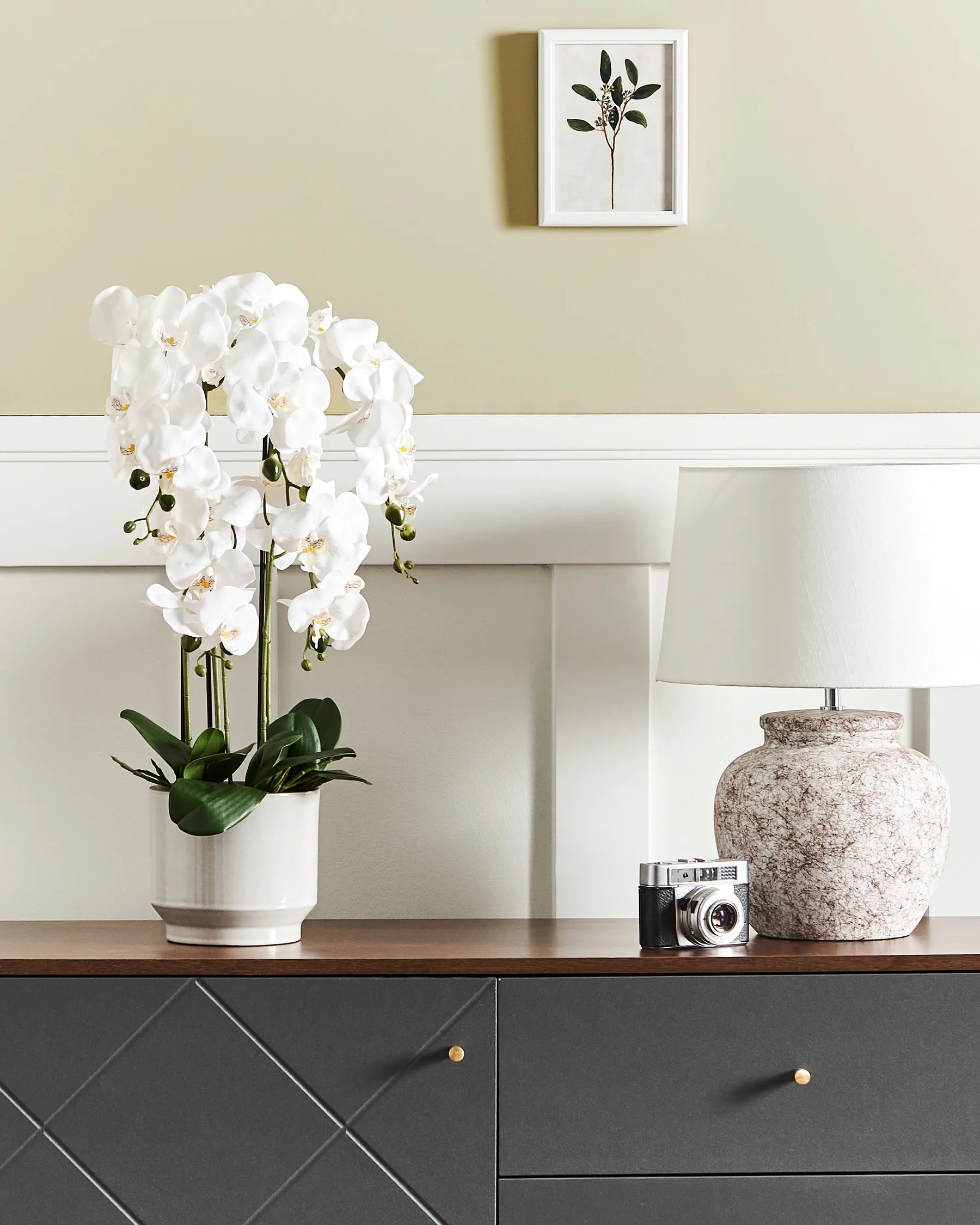 Artificial Plant ORCHID 65 cm White_947558
