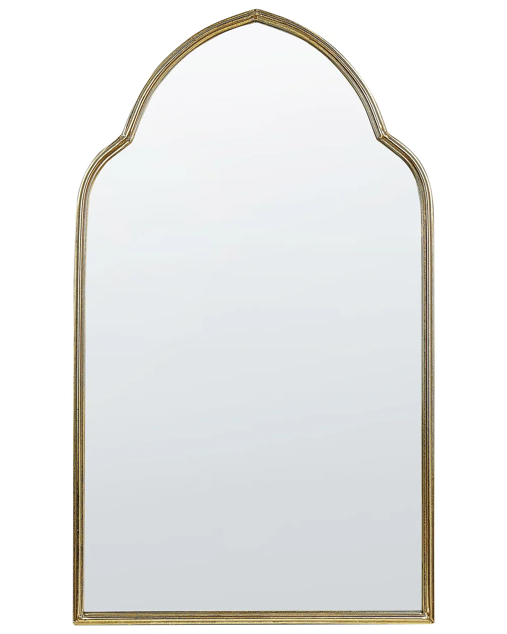 Wandspiegel ACONCHI 58 cm 100 cm Metall Gold