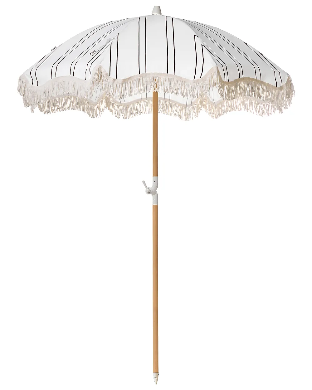Sonnenschirm 155 cm MONDELLO Weiß / Schwarz