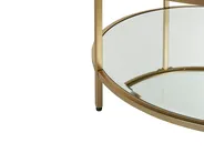 Couchtisch BIRNEY Sicherheitsglas Gold_829610