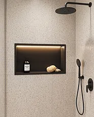 Shower Niche ITAIPU LED Metal Black_1150163