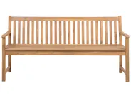 Gartenbank VIVARA 180 cm zertifiziertes Akazienholz Hellbraun_804232