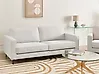 Sofa 3-Sitzer SAVALEN Stoff Cremeweiß