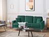 Sofa 3-Sitzer GAVLE Samtstoff Smaragdgrün