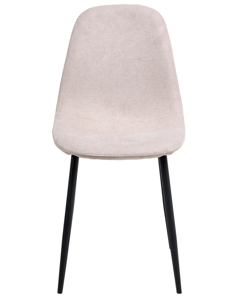 Set of 4 Dining Chairs CRANDALL Fabric Beige_999580