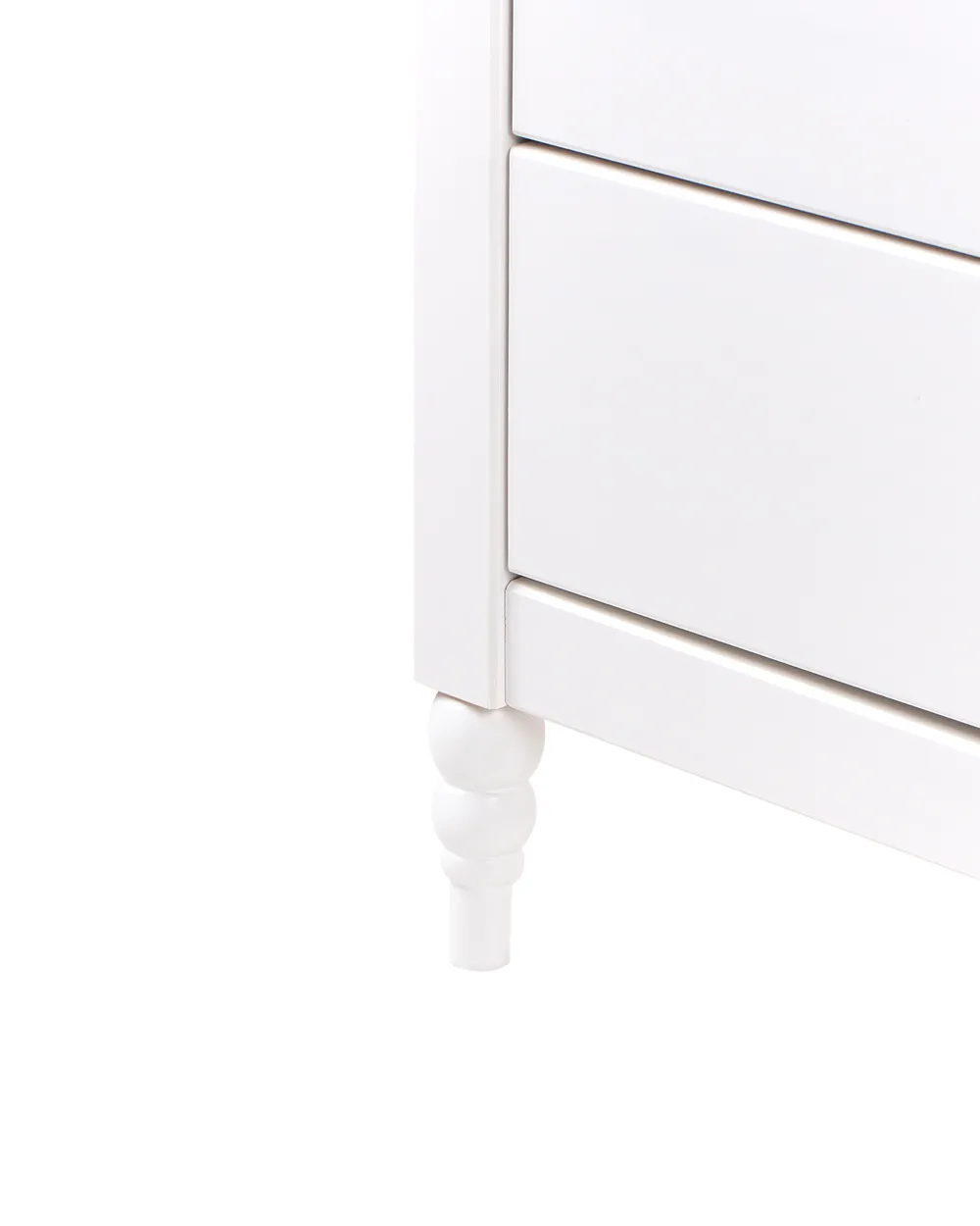 2 Drawer Bedside Table SHILLINGTON Pine Wood Brown/ White_966324