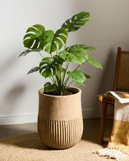 Blumenkübel PYLAROS 36 cm Beige_1032266