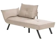 Left-Hand Chaise Longue ROCAMADOUR Fabric Taupe_1029212