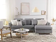 Ecksofa OSLO Stoff Hellgrau linksseitig_1179177