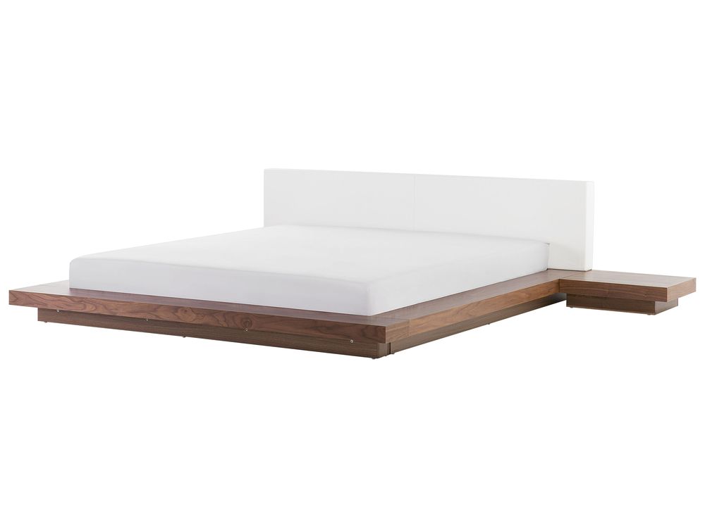 Bed ZEN 180 x 200 cm (EU Super King) Brown Ash Wood