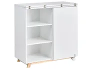 Sekretär FLOMOT 80 cm 40/80 cm klappbar Weiß_1054045