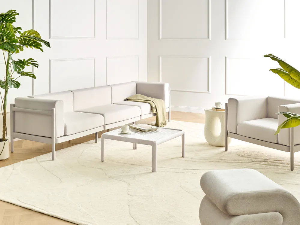 Erweiterungsmodul für Gartensofa FERRETTI Hellbeige_1029989