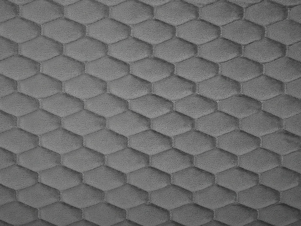 Krevet Samet BAYONNE 140 x 200 cm svijetlosivi_770910