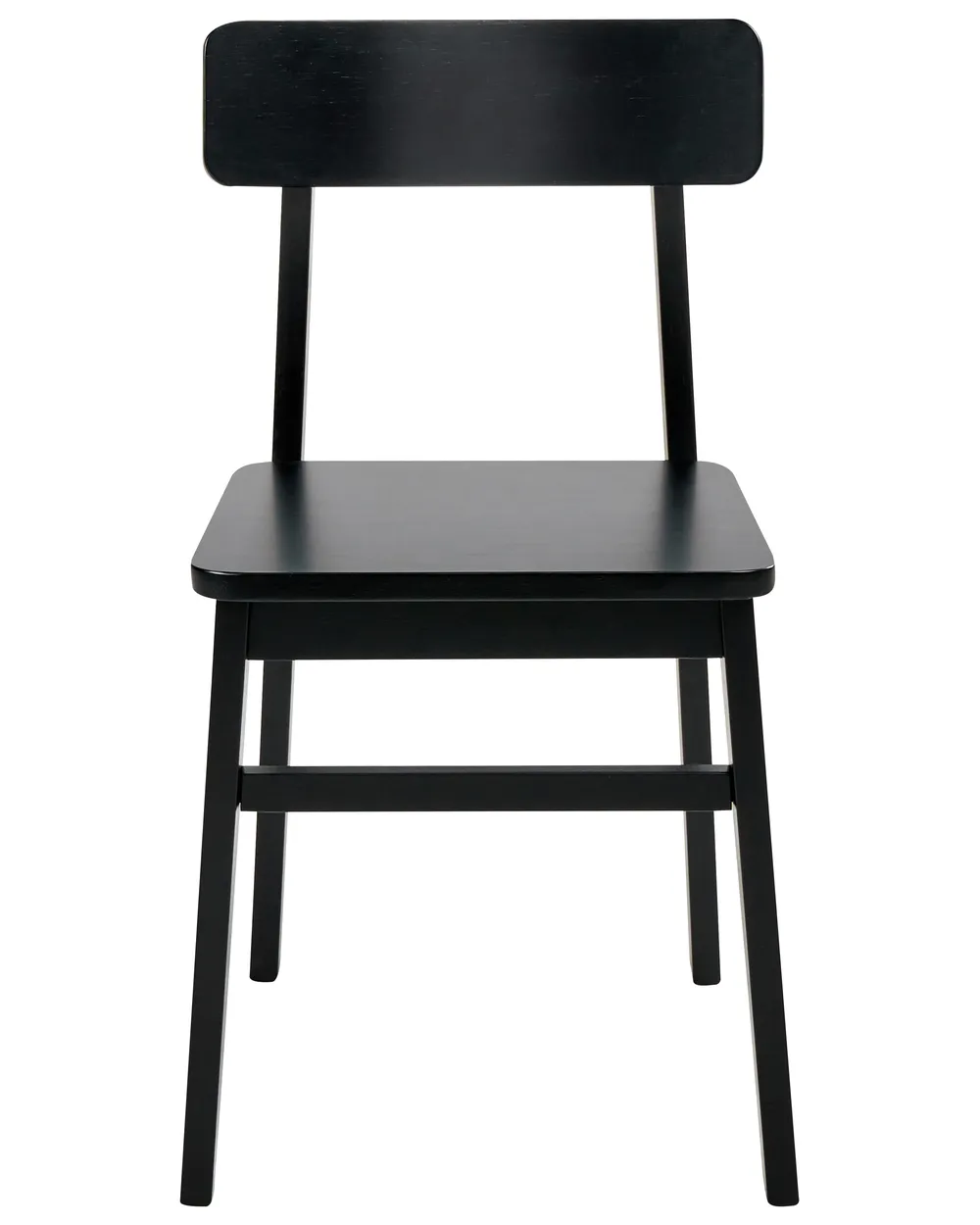 Set of 2 Dining Chairs GORRE Wood Black_1031568