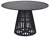 Esstisch MESILLA Schwarz 120 cm 120 cm Akazienholz