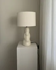 Table Lamp VILAR Ceramic Beige_921426