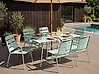 Gartenmöbel Set 6-Sitzer TERENZO Metall Mintgrün