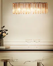 Chandelier MANDEO Glass Silver_1154857