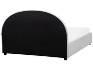 Bett mit Stauraum VAUCLUSE Chenillegewebe Hellblau 160 x 200 cm_968776