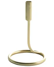Kerzenständer 2er Set BUNYU 19/28 cm Metall Gold_1043463