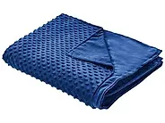 Bettbezug CALLISTO 135 x 200 cm Polyester Marineblau_1183759