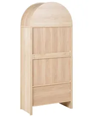 Vitrine mit Glastüren GLENWOOD 79 cm Hellbraun_998708