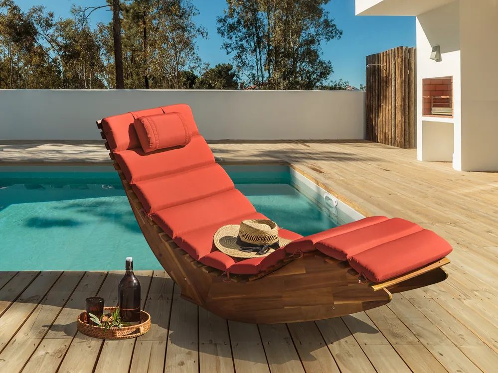 Liegenauflage BRESCIA PREMIUM 180 x 60 cm Rot