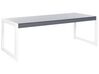 Garden Dining Table BACOLI 210 cm 90 cm Glass Off-White