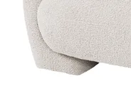 Modulsofa Set 4-Sitzer MJALBI mit Ottomane Bouclé Cremeweiß_1075202