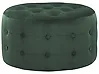 Pouf TAMPA Samtstoff Dunkelgrün