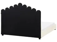 Vodeni krevet Samet VINCENNES 140 x 200 cm Krem bijela_974553