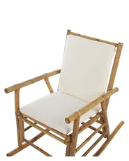 Garten-Schaukelstuhl FRIGOLE Bambus Braun_839557