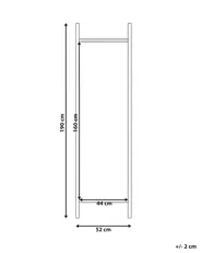 Wandspiegel BELLEAU 52 cm 190 cm Donkerbruin_1144402